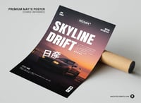 Image 2 of Nissan Skyline R32 - Sport Car Poster Print