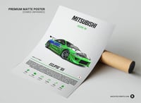 Image 2 of Mitsubishi Eclipse 95 - Sport Car Poster Print