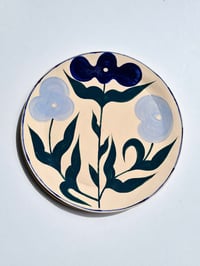 Image 1 of TRIO | grande assiette, double bleu