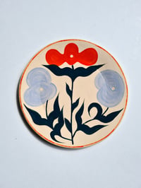 Image 1 of TRIO | petite assiette, orange-bleu clair
