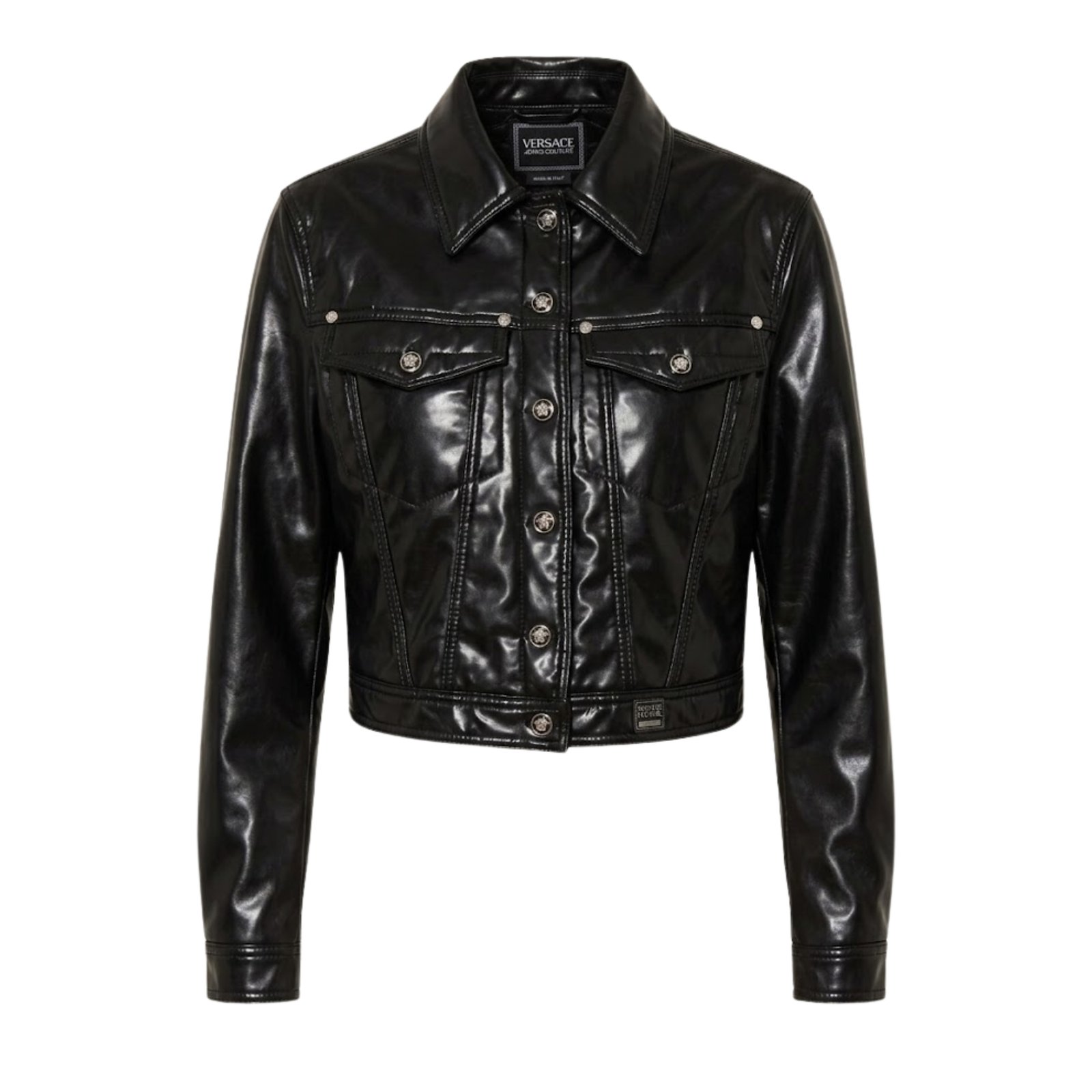 Versace 1990s Vinyl Jacket by VERSACE in size M from COATS & JACKETS category