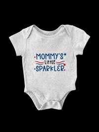 Mommy’s little sparkler onesie