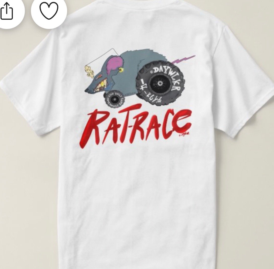 Image of Nwn- Rat race Oversized Cotton Tshirt 