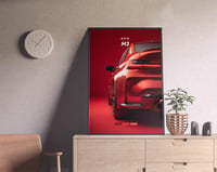 Image 3 of BMW M3 Red - Sport Car Poster Print