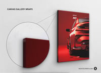Image 4 of BMW M3 Red - Sport Car Poster Print