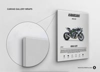 Image 4 of Kawasaki Ninja H2R - Superbike Motorcycle Poster Print