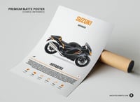 Image 2 of Suzuki Hayabusa - Superbike Motorcycle Poster Print