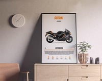 Image 3 of Suzuki Hayabusa - Superbike Motorcycle Poster Print