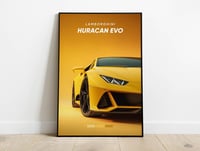 Image 1 of Lamborghini Huracan EVO - Sport Car Poster Print