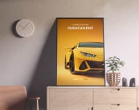 Image 3 of Lamborghini Huracan EVO - Sport Car Poster Print