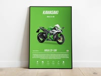 Image 1 of Kawasaki Ninja ZX-10R - Superbike Motorcycle Poster Print