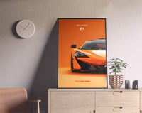 Image 3 of Mclaren P1 Orange - Sport Car Poster Print