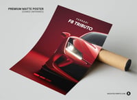 Image 2 of Ferrari F8 Tributo - Sport Car Poster Print