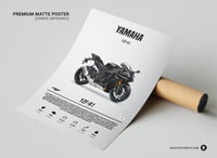 Image 2 of Yamaha YZF-R1 - Superbike Motorcycle Poster Print