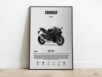 Image 1 of Yamaha YZF-R1 - Superbike Motorcycle Poster Print