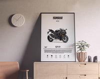 Image 3 of Yamaha YZF-R1 - Superbike Motorcycle Poster Print