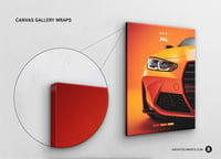 Image 4 of BMW M4 Orange - Sport Car Poster Print