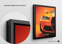 Image 5 of BMW M4 Orange - Sport Car Poster Print