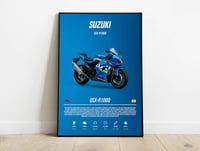 Image 1 of Suzuki GSX-R 1000 - Superbike Motorcycle Poster Print