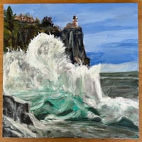 Image 1 of Split Rock Painting w/Sorry Signs On Cash Machines Lyrics