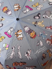 Image 2 of Raining Cats and Dogs Umbrella