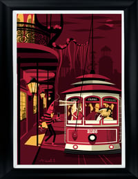 CAJUN INVASION! 24x30 framed Giclee canvas Mcbiff wedding print. 