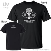 Image 1 of Pickleball, 1% Sorry 99% Not Sorry, The Punisher, PB01, Unisex Black T-shirt