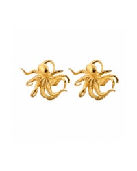 The Golden Octopus Studs