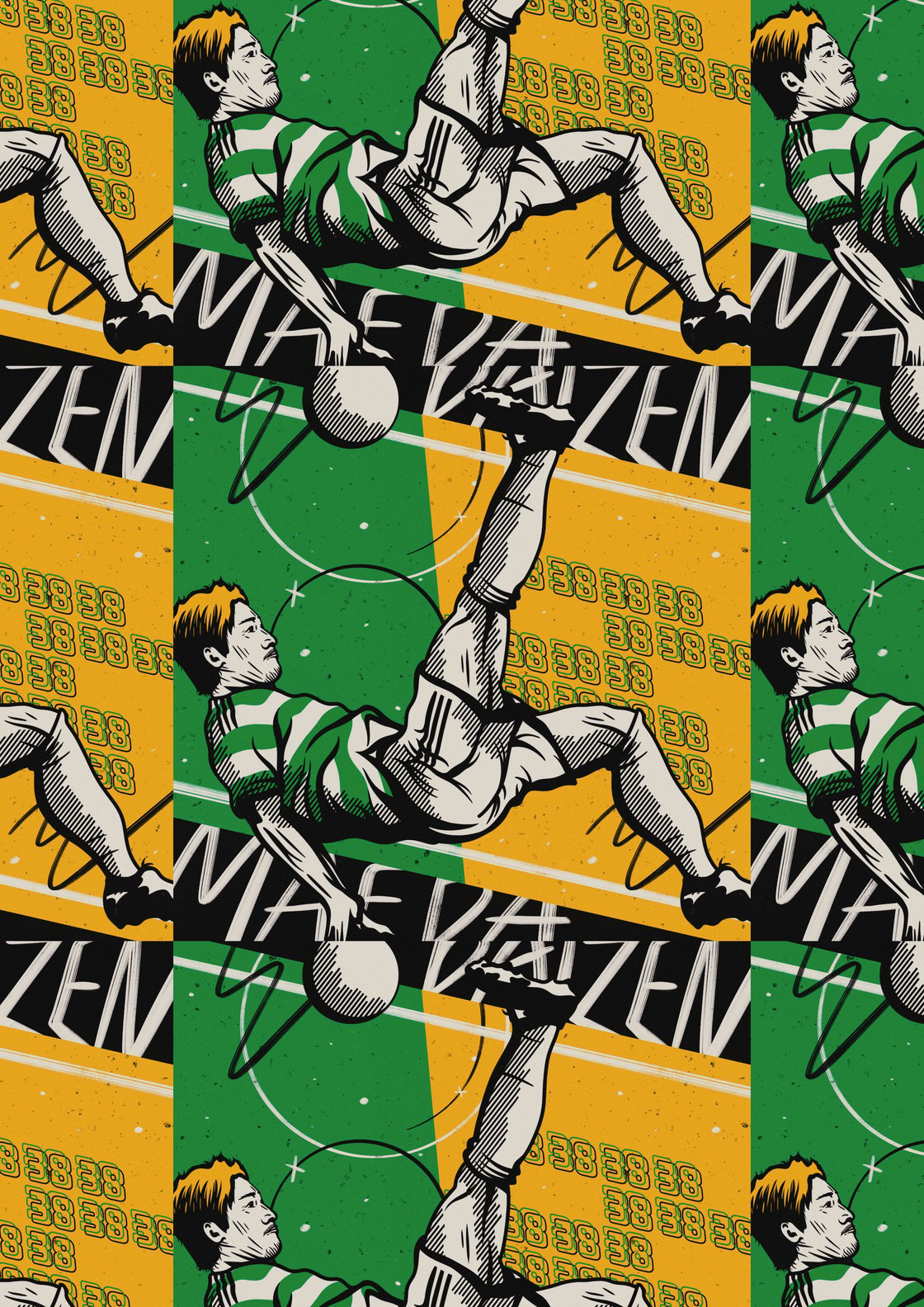Image of Maeda Goal Poster | Celtic 3 - 1 Rangers