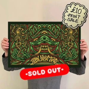 Image of LEND YOUR TIME screenprint