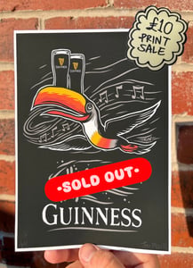 Image of GUINNESS Toucan Test Print
