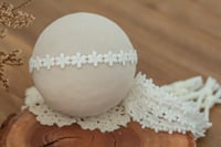 Image 2 of White lace tieback 
