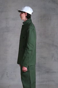 Image 6 of British Worker Jacket wax cotton - Olive Green