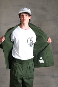 Image 8 of British Worker Jacket wax cotton - Olive Green