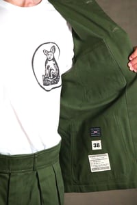 Image 13 of British Worker Jacket wax cotton - Olive Green
