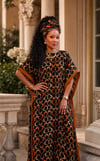 Elegant C Dress & Scarf Set 