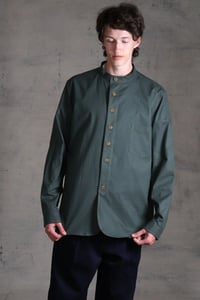Image 2 of BED SHIRT - dark sage