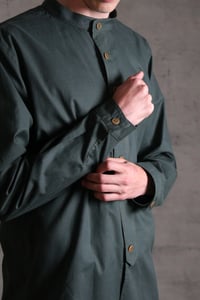 Image 12 of BED SHIRT - dark sage