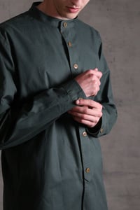 Image 13 of BED SHIRT - dark sage