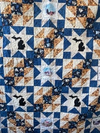 Image 2 of MI Star Around The Block Quilt Pattern Only