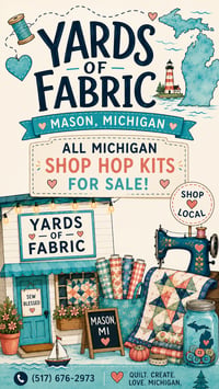 Image 2 of Spinning Around Michigan EXCLUSIVE Quilt Kit 