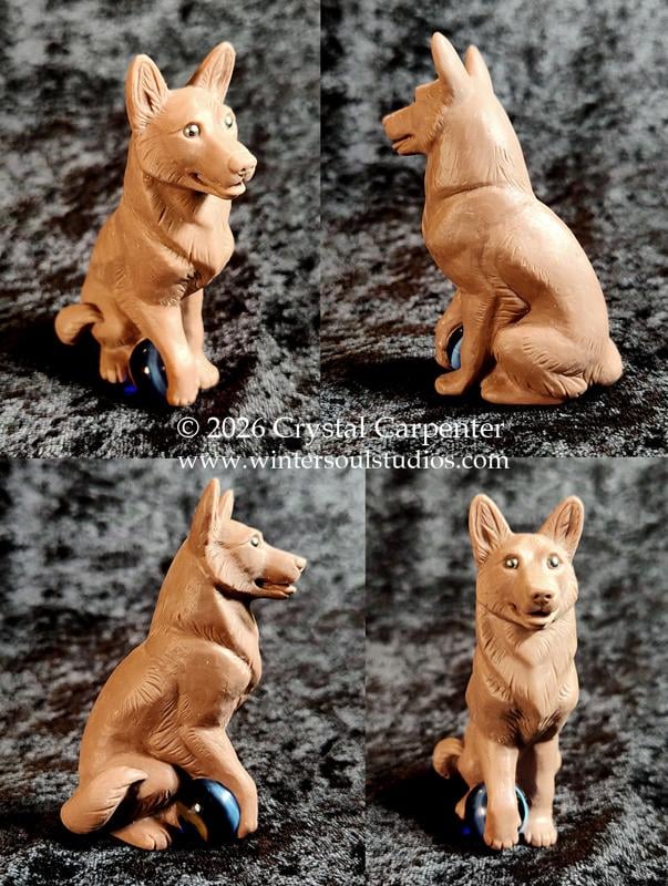 Image of PREORDER Loyalty - Shepherd Dog Altar Figurine