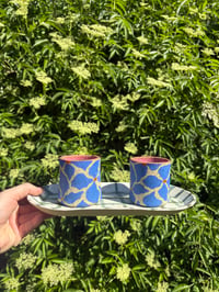 Image 4 of Tray - green plaid