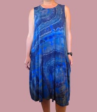 Image 2 of Size XXL - Reverse Dress - Blues on Blue 