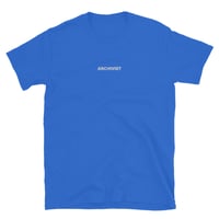 Image 2 of Archivist Emroidered Short Sleeve Unisex Tshirt