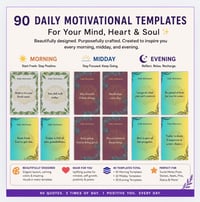 Image 1 of 90 Daily Motivational Quotes templates