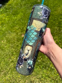 Image 3 of Mermaid fantasy stainless steel 30 oz