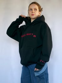 Image 1 of Guess What? Hoodie (BLACK)