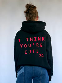 Image 5 of Guess What? Hoodie (BLACK)