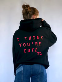 Image 2 of Guess What? Hoodie (BLACK)